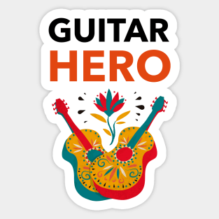 Guitar Hero Sticker